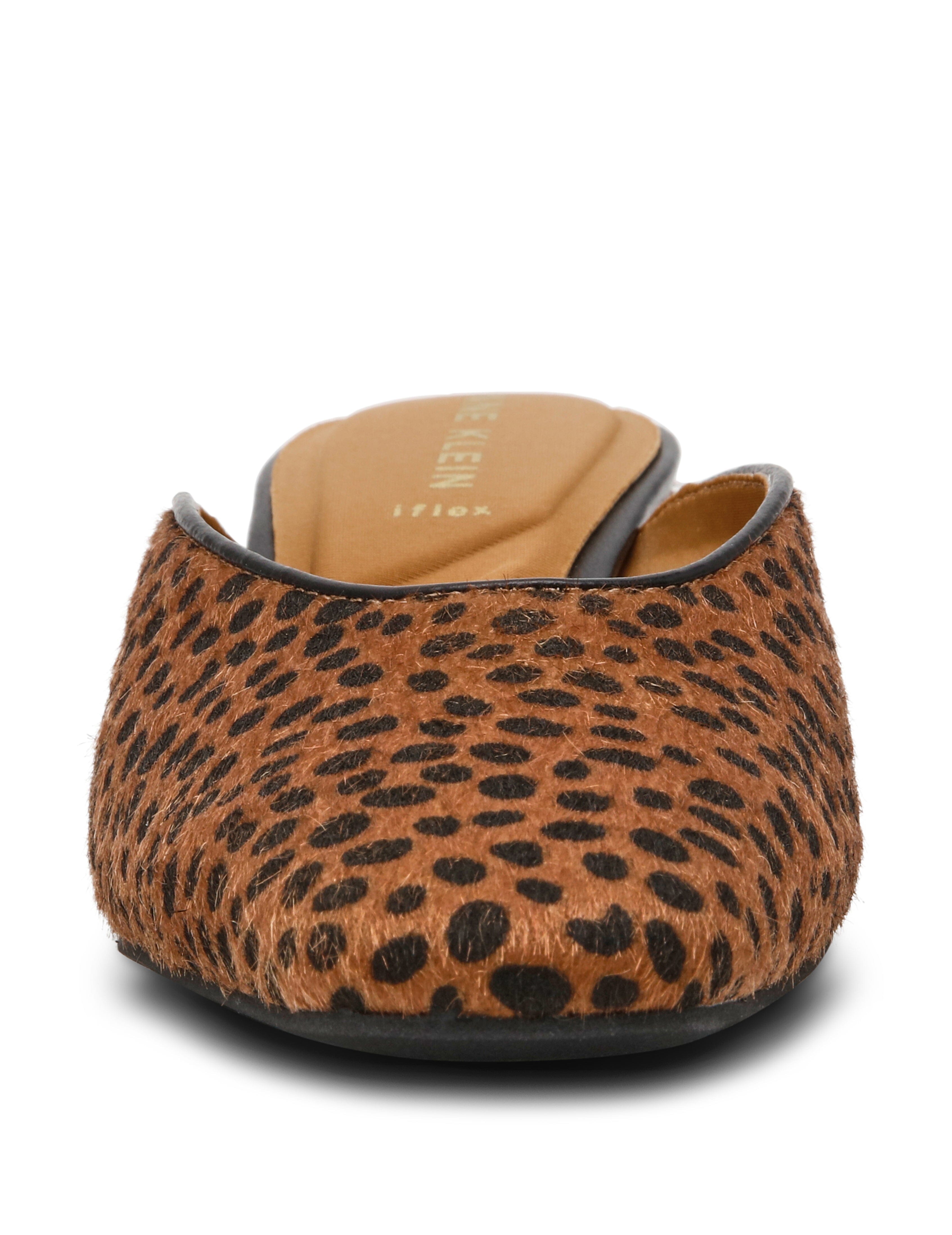 Maeus Mule Shoes - Elegant Style - Anne Klein Leopard