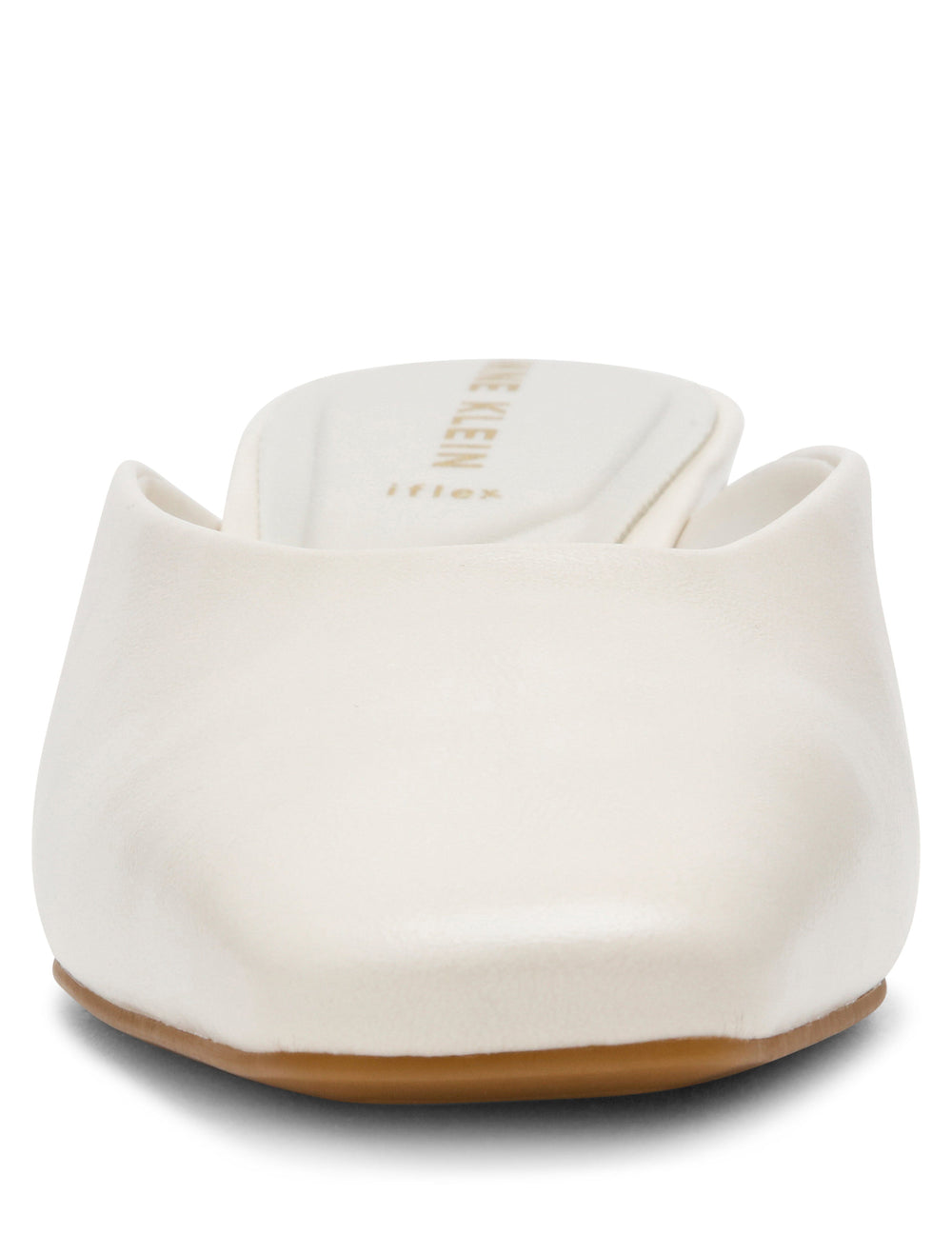 Maeus Mule Shoes - Elegant Style - Anne Klein Bone Crinkle