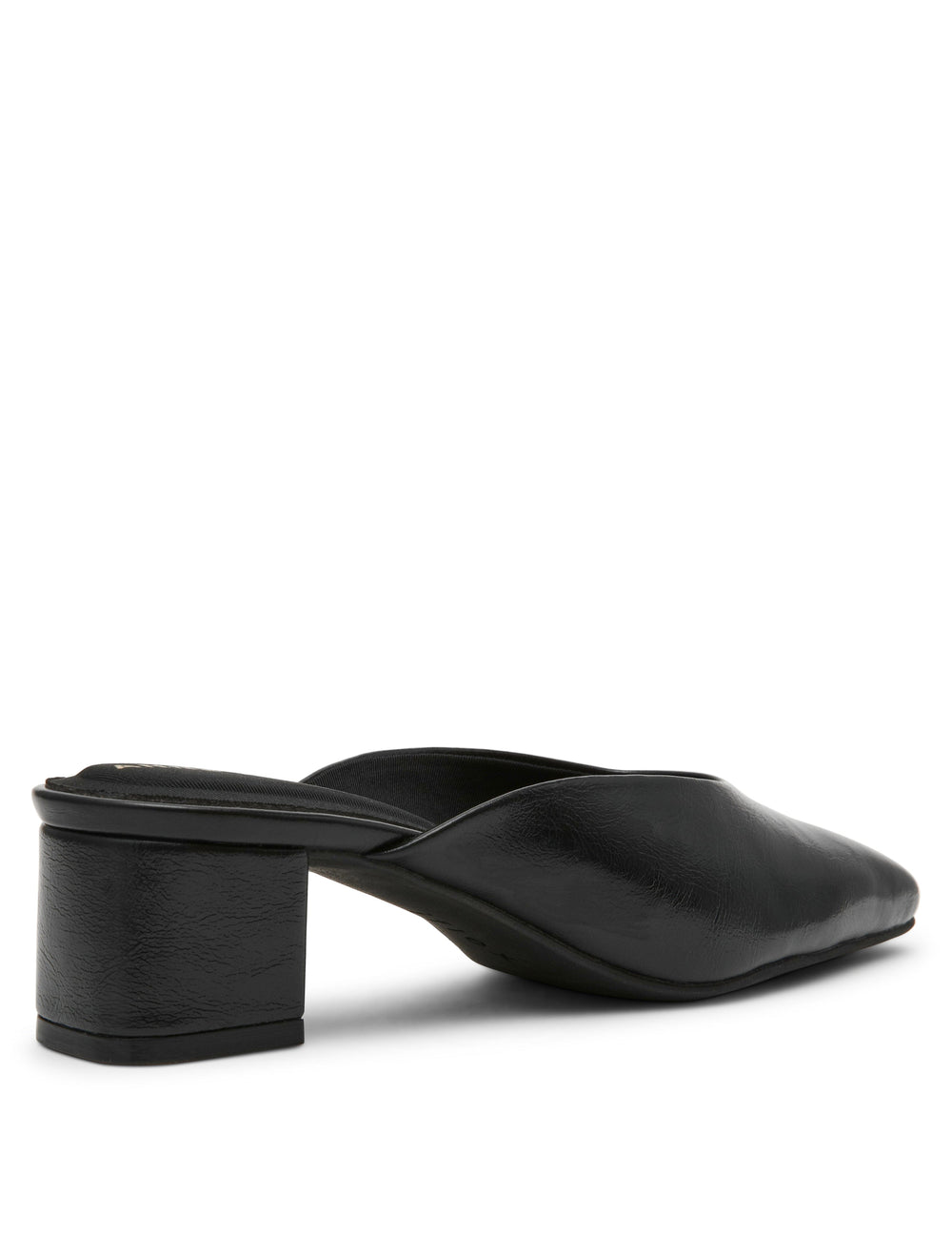 Maeus Mule Shoes - Elegant Style - Anne Klein Black Crinkle