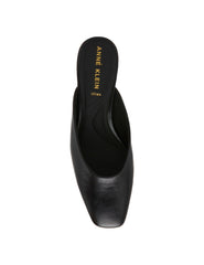 Maeus Mule Shoes - Elegant Style - Anne Klein Black Crinkle