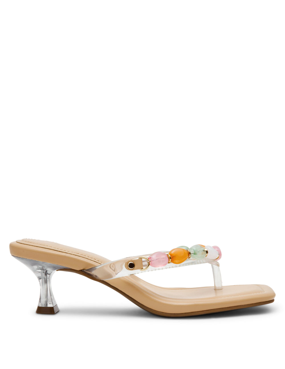 Gwenn Sandal - Anne Klein Nude Vinyl