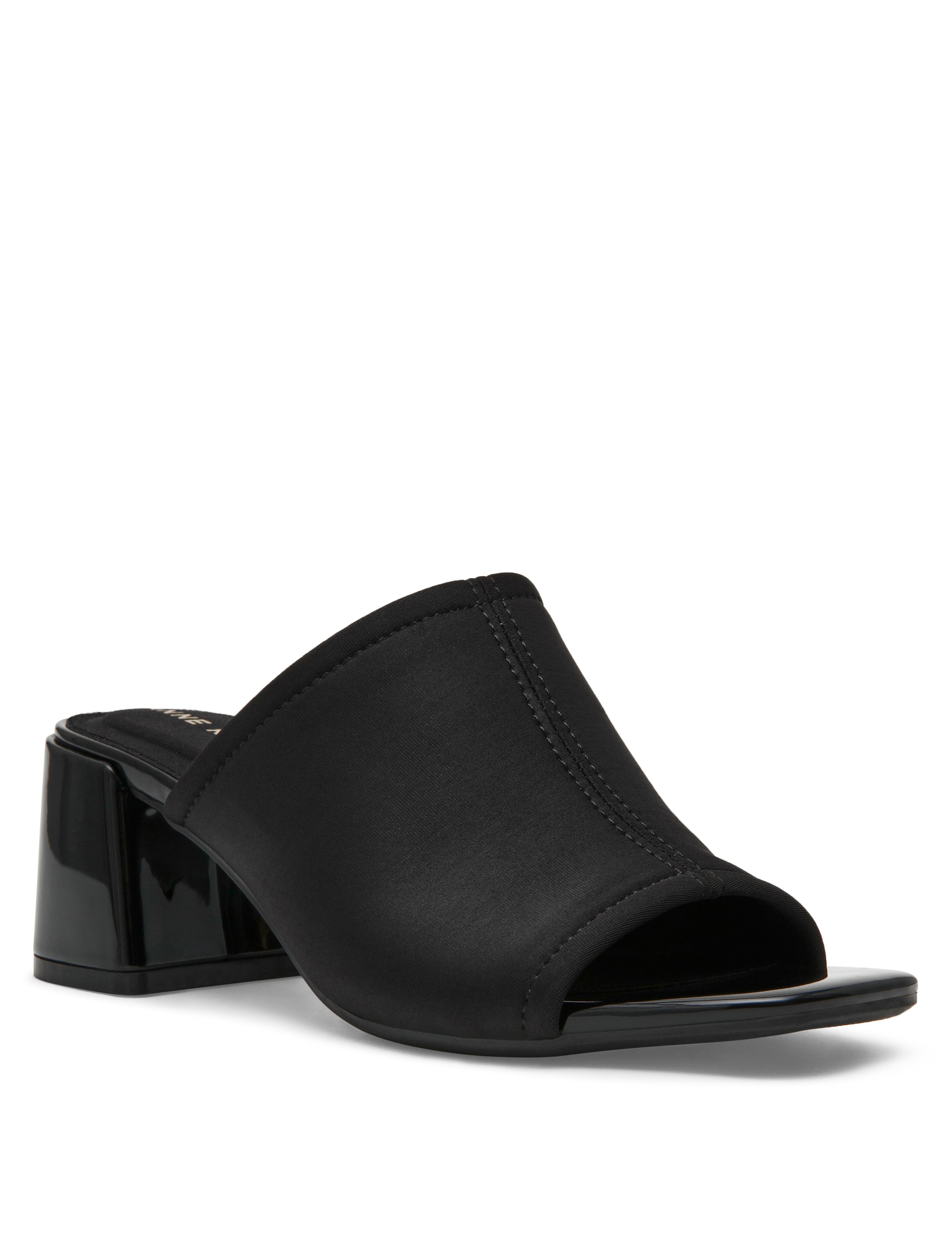 Flutter Dress Sandal - Anne Klein Black Stretch