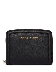 Small Curved Wallet - Anne Klein Black