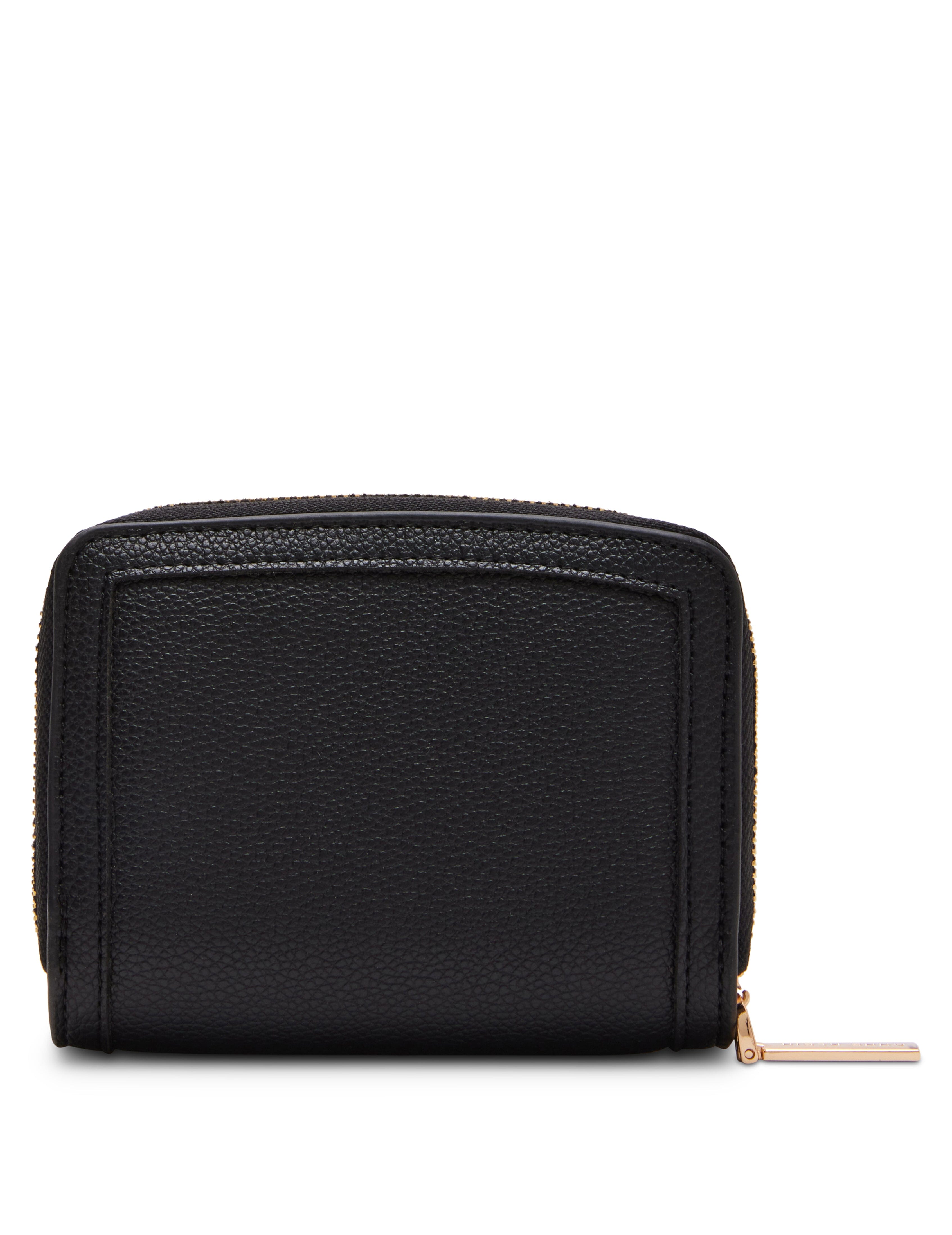 Small Curved Wallet - Anne Klein Black