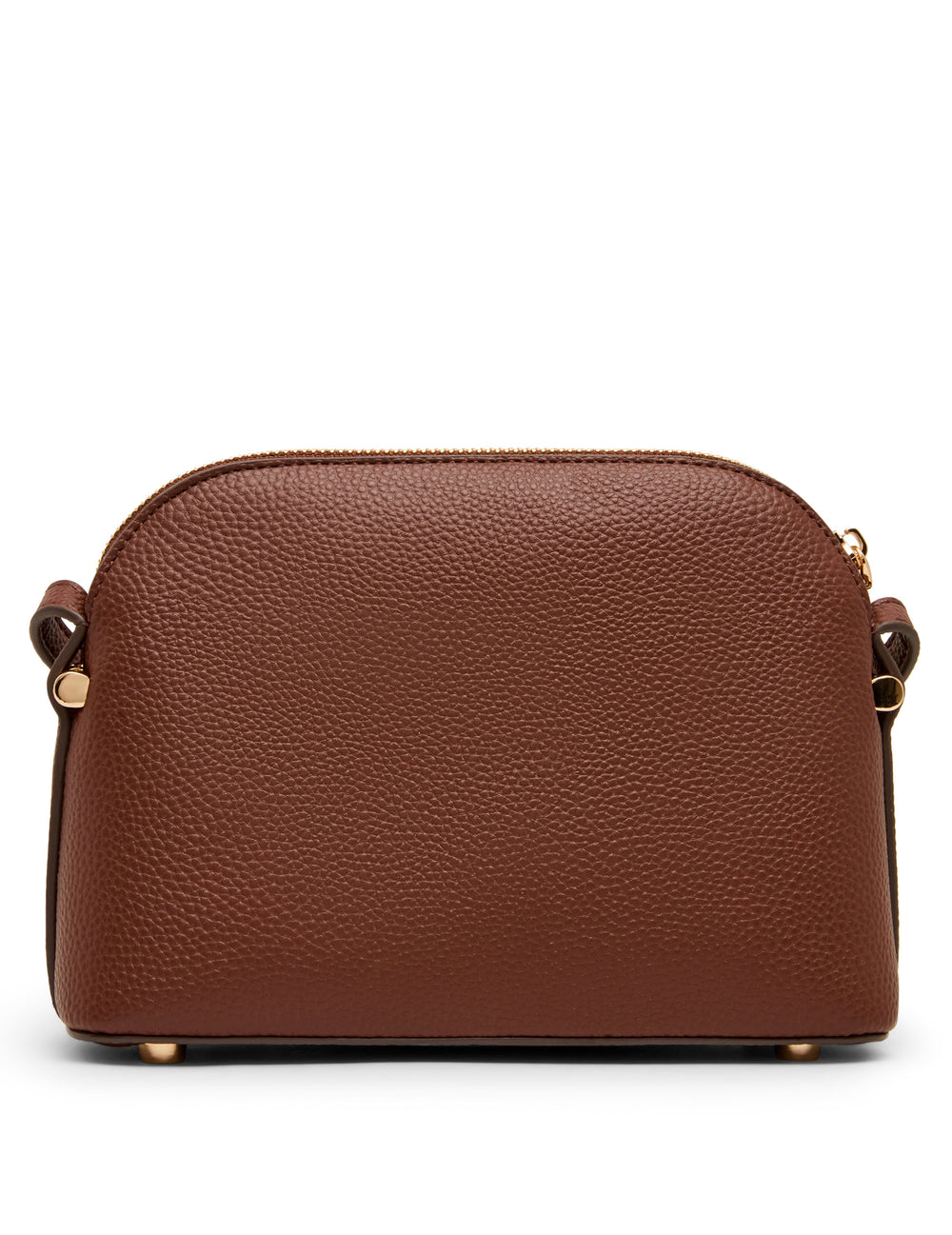 Dome Crossbody Bag with Detachable Card Case in Walnut - Anne Klein Walnut