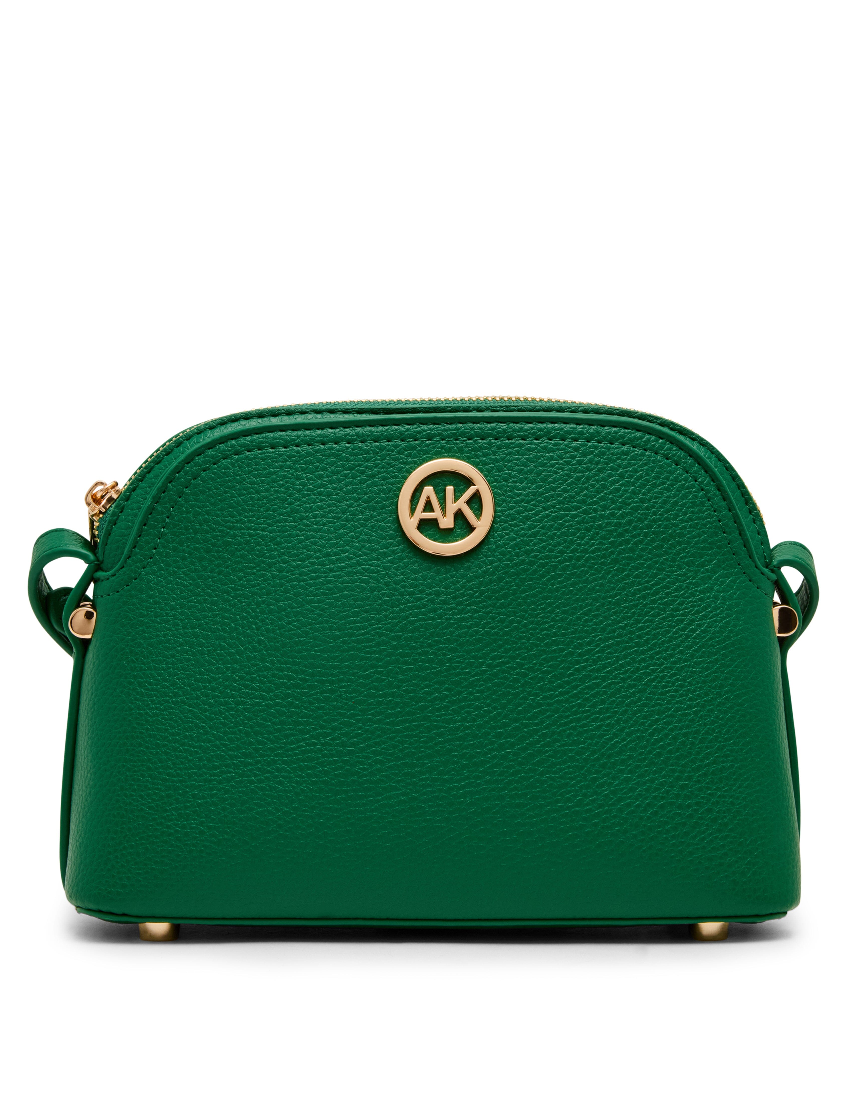 Dome Crossbody Bag with Detachable Card Case in Palm Leaf - Anne Klein Palm Leaf