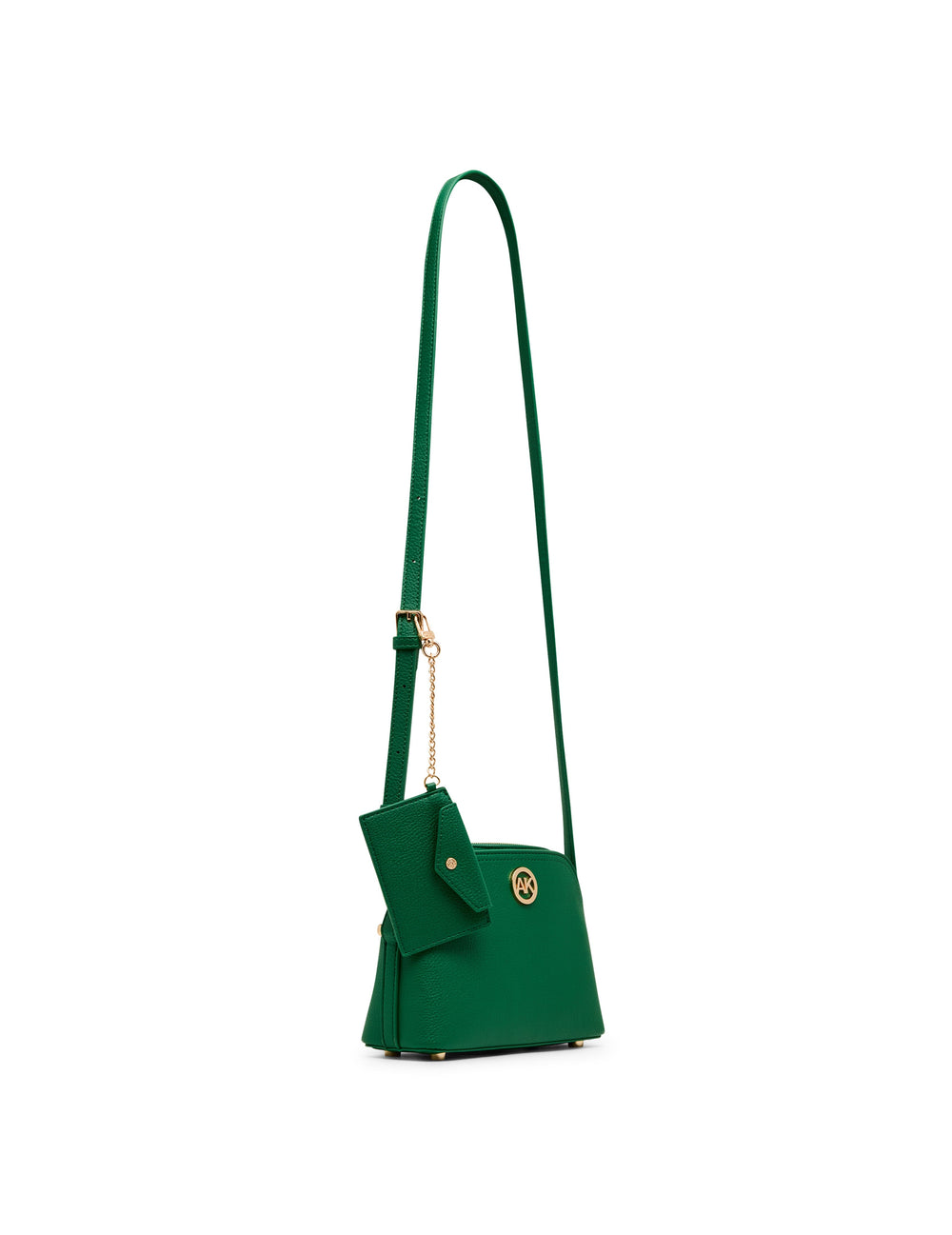 Dome Crossbody Bag with Detachable Card Case in Palm Leaf - Anne Klein Palm Leaf
