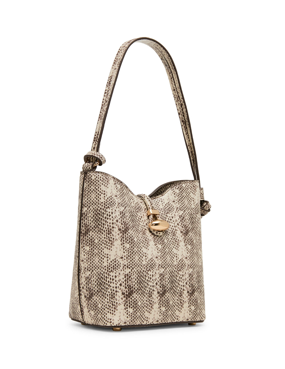 Printed Bucket Bag in Neutral - Anne Klein