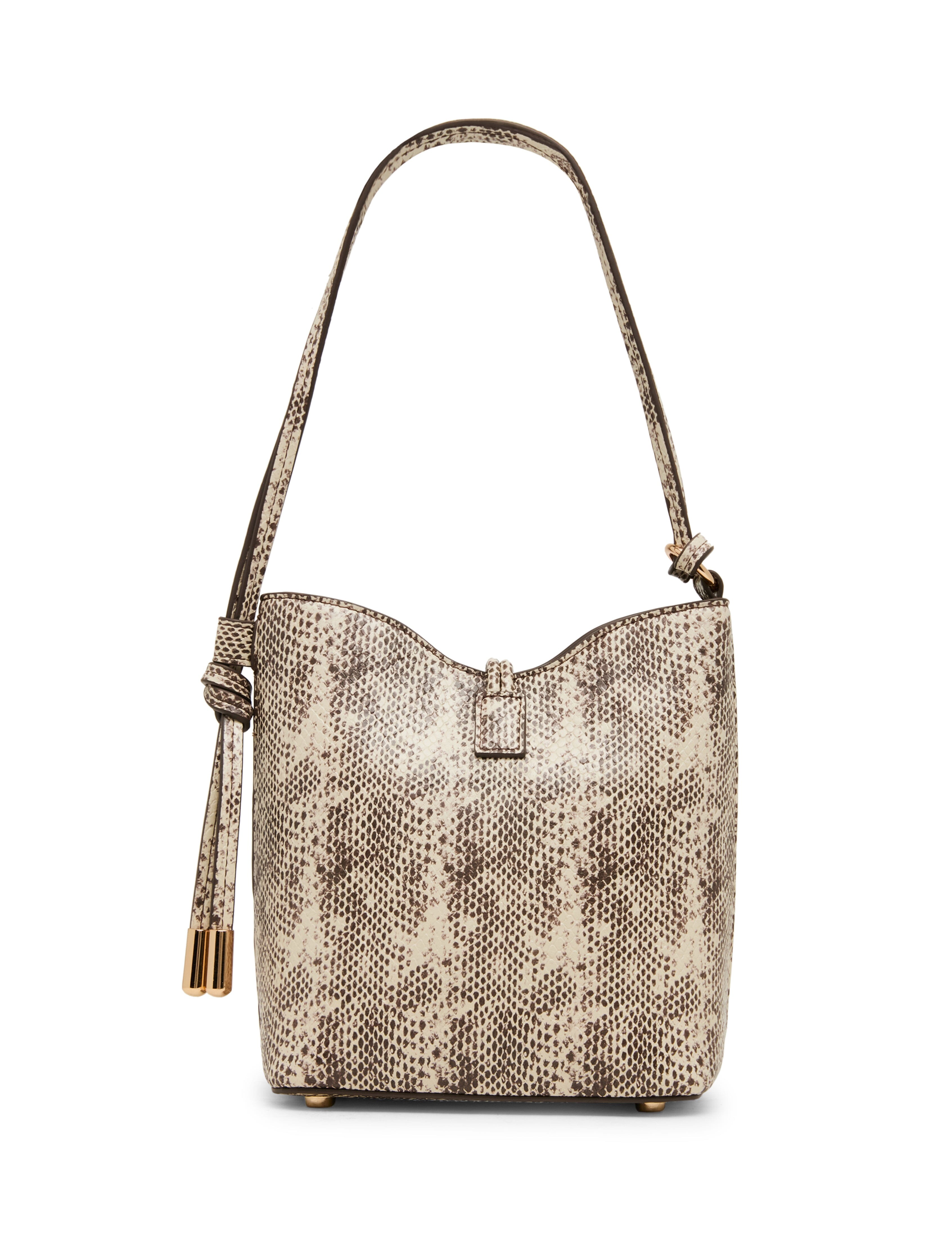 Printed Bucket Bag in Neutral - Anne Klein
