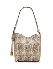 Printed Bucket Bag in Neutral - Anne Klein
