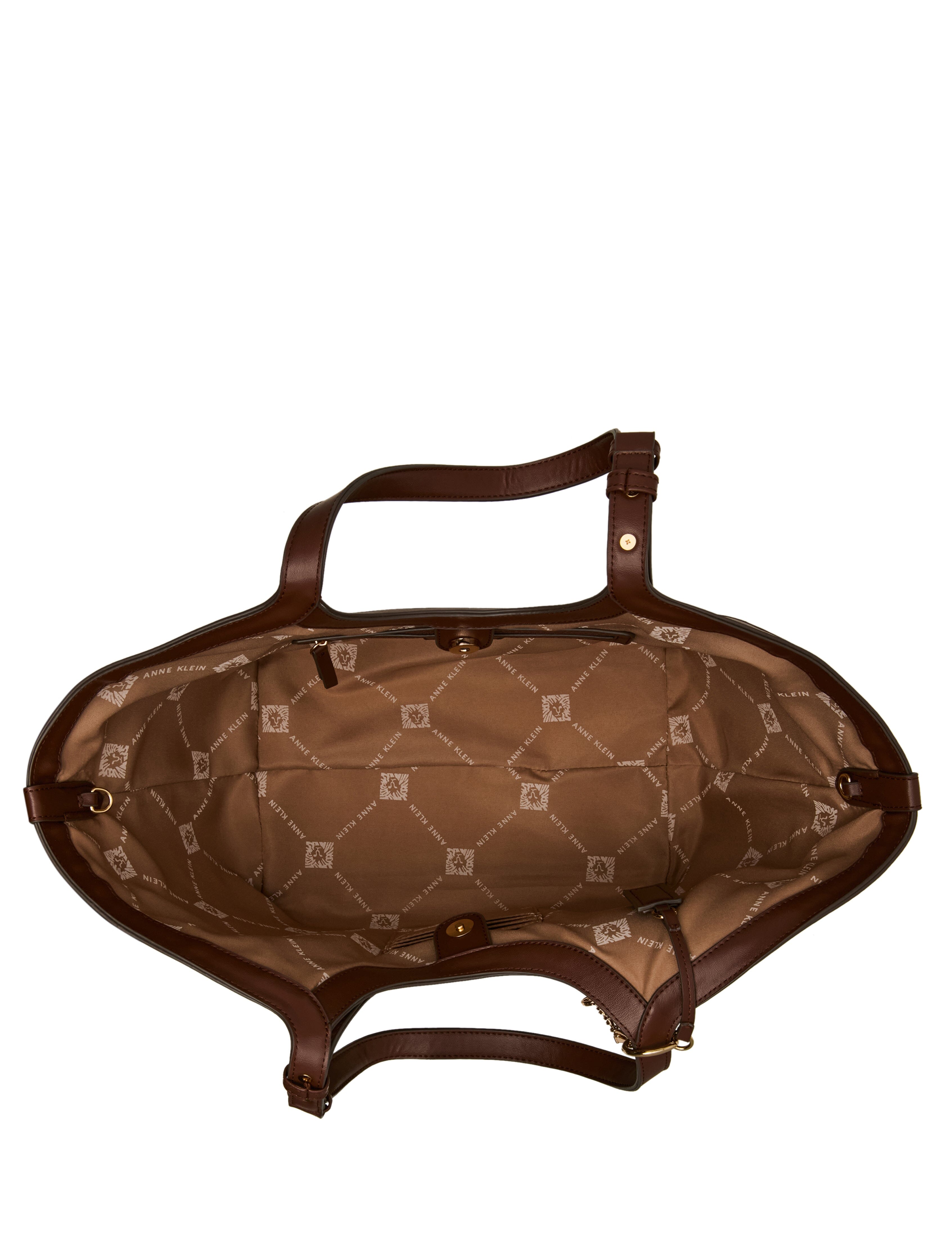 East West Tote Bag with Charms - Anne Klein