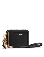 Double Zip Around Wallet with Charms - Anne Klein