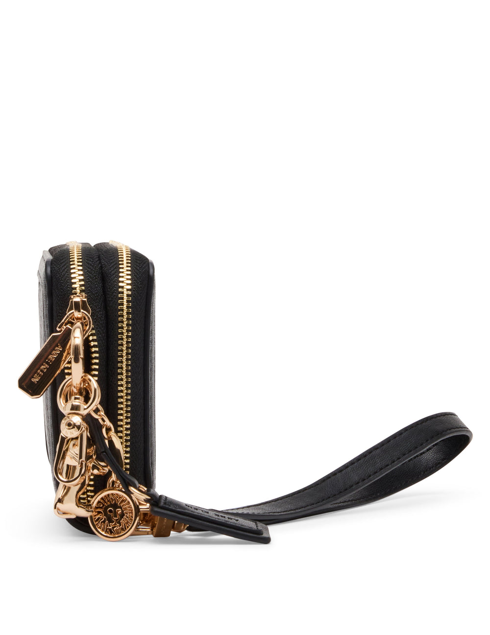 Double Zip Around Wallet with Charms - Anne Klein