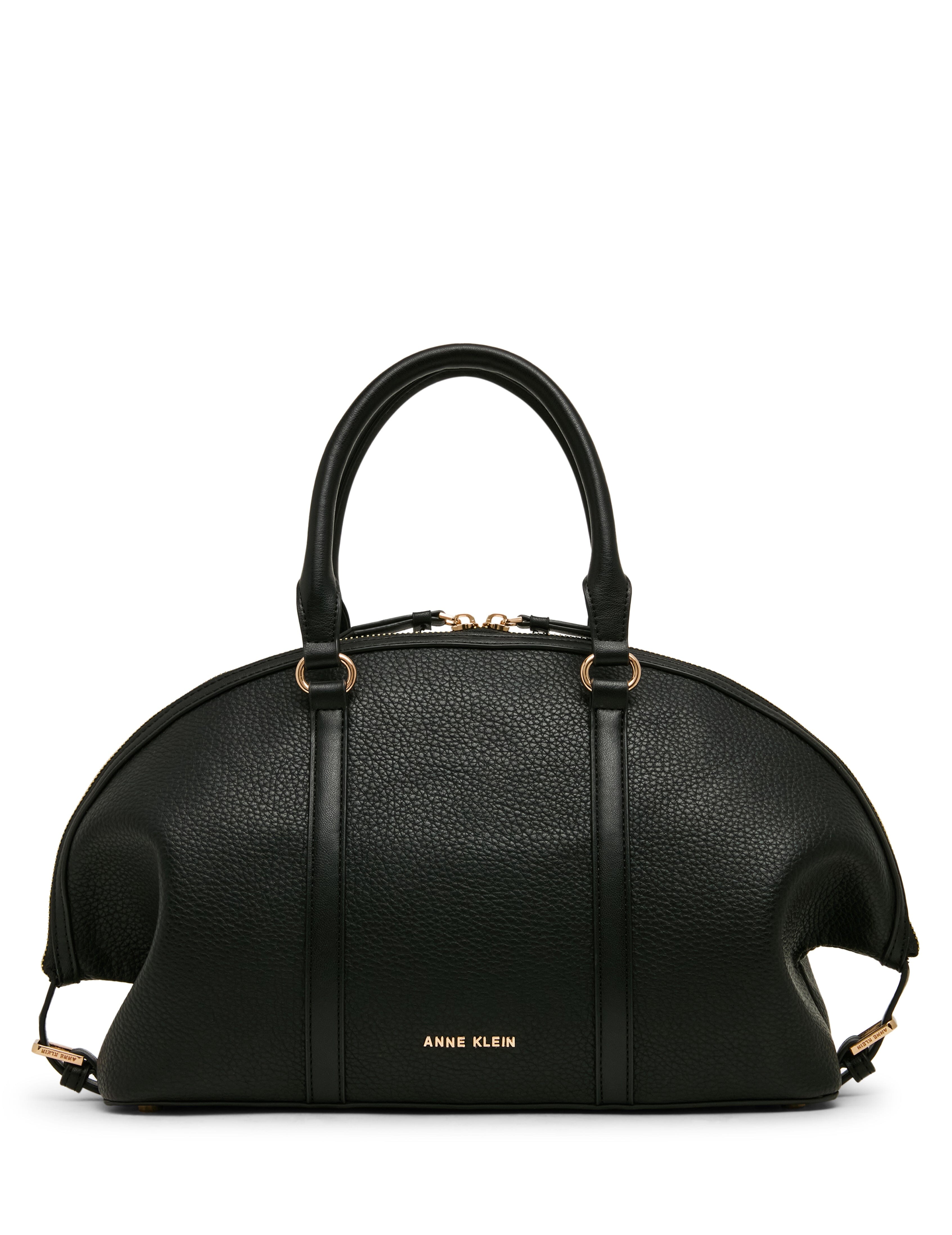 Bowler Satchel with Charms - Anne Klein