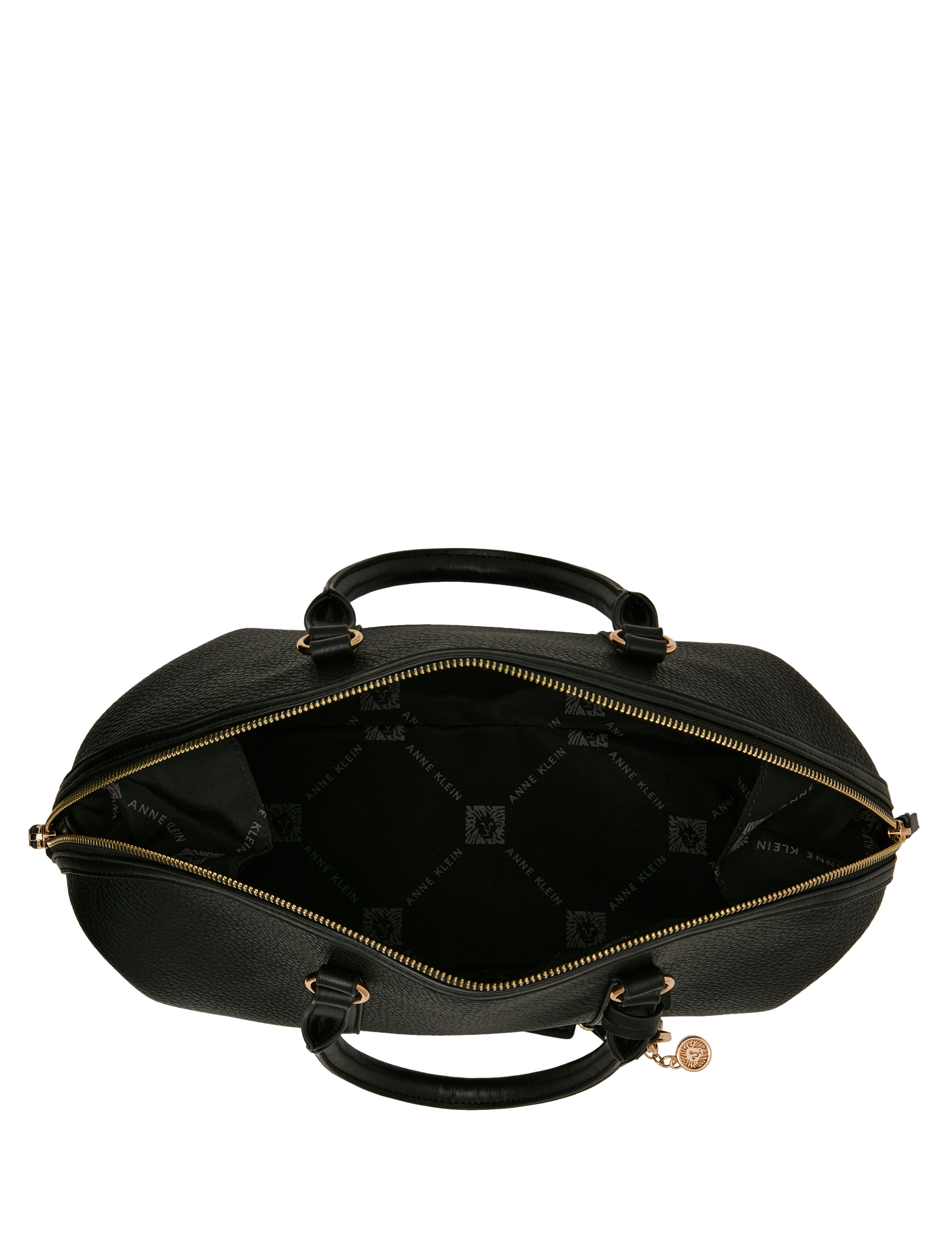 Bowler Satchel with Charms - Anne Klein