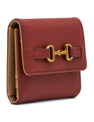 Horsebit Trifold Wallet - Anne Klein