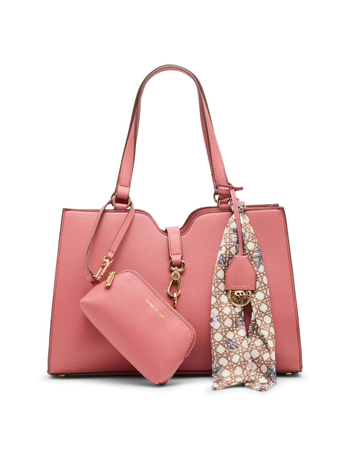 East West Tote with Scarf - Anne Klein
