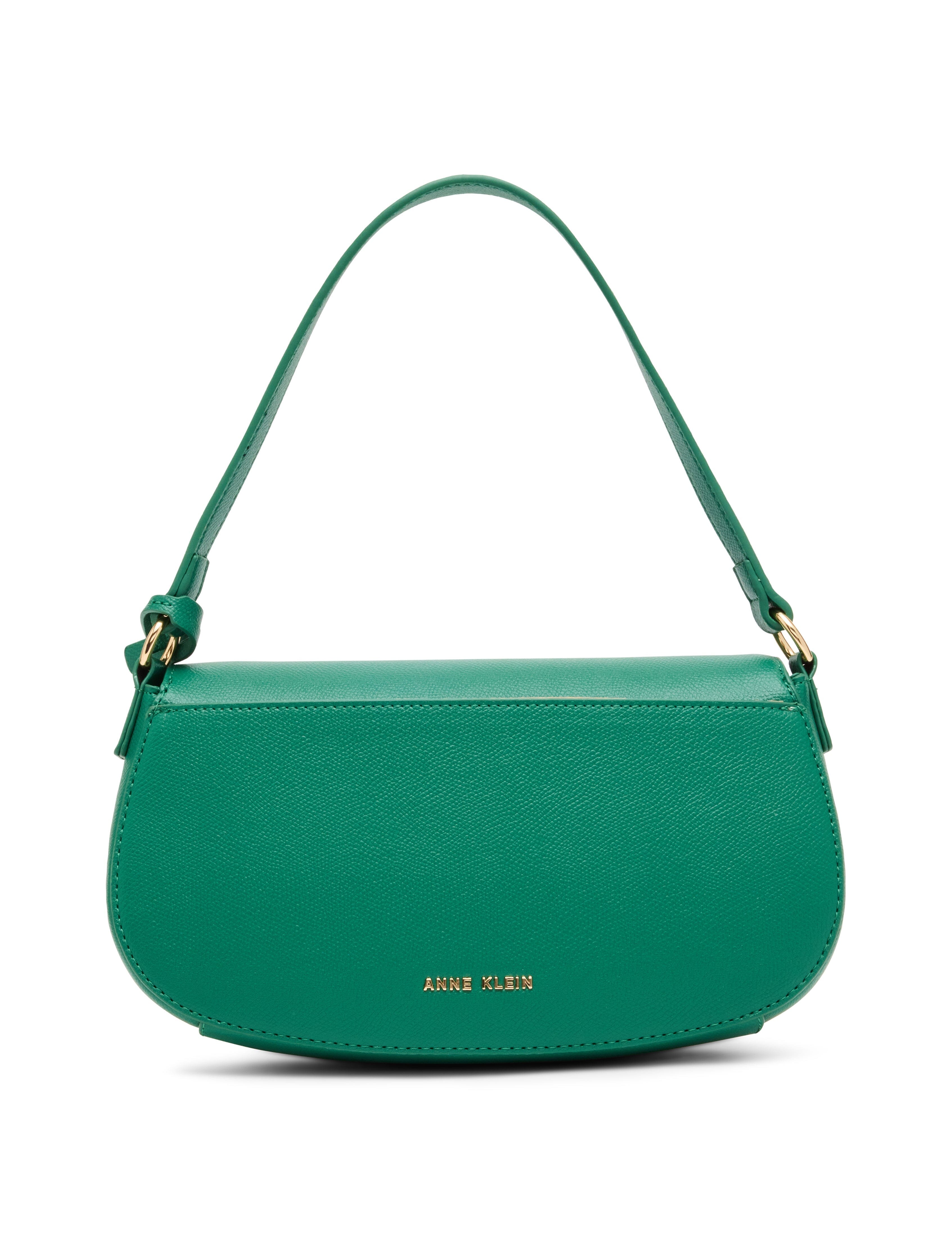 Belted Flap Bag with Convertible Strap - Anne Klein