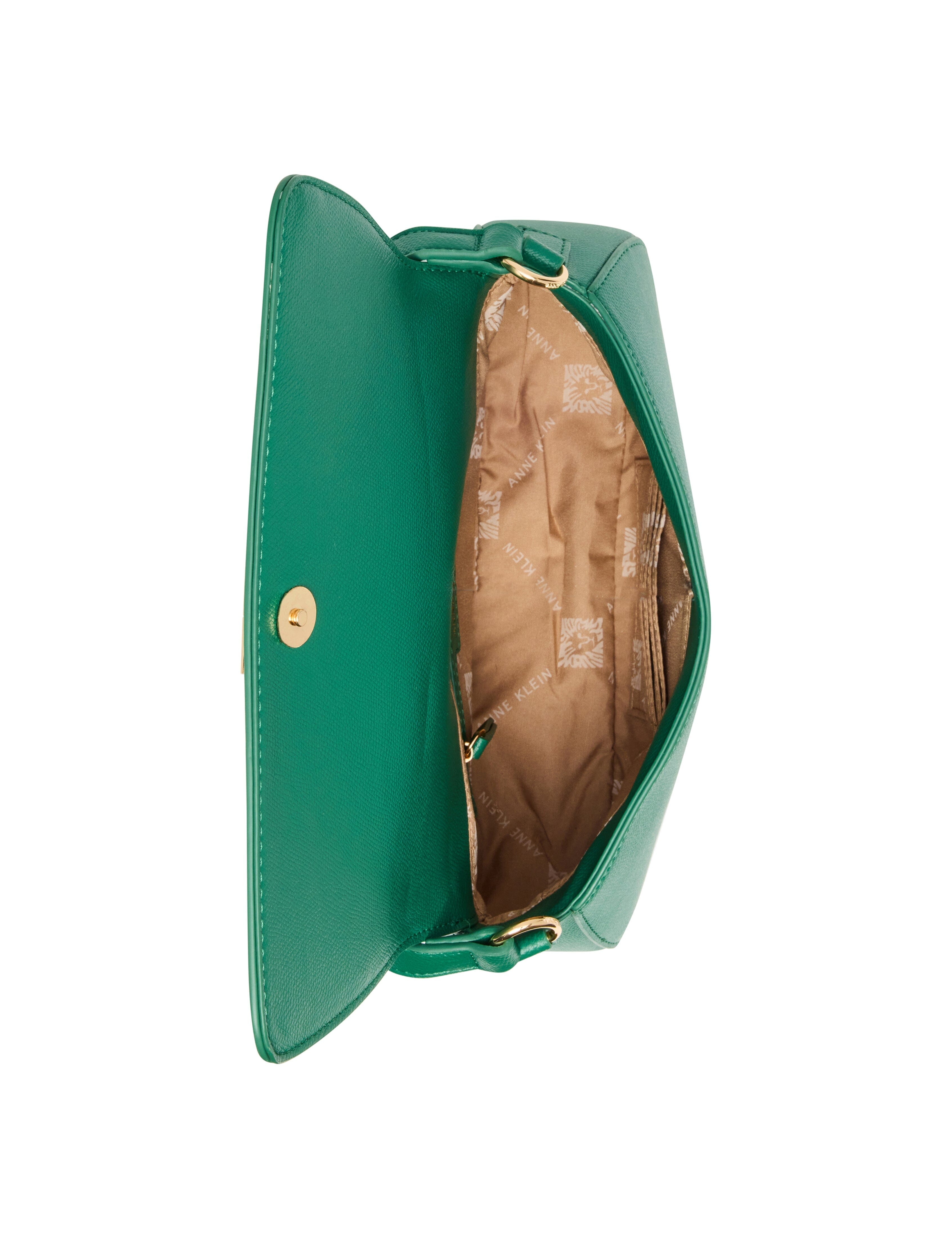 Belted Flap Bag with Convertible Strap - Anne Klein