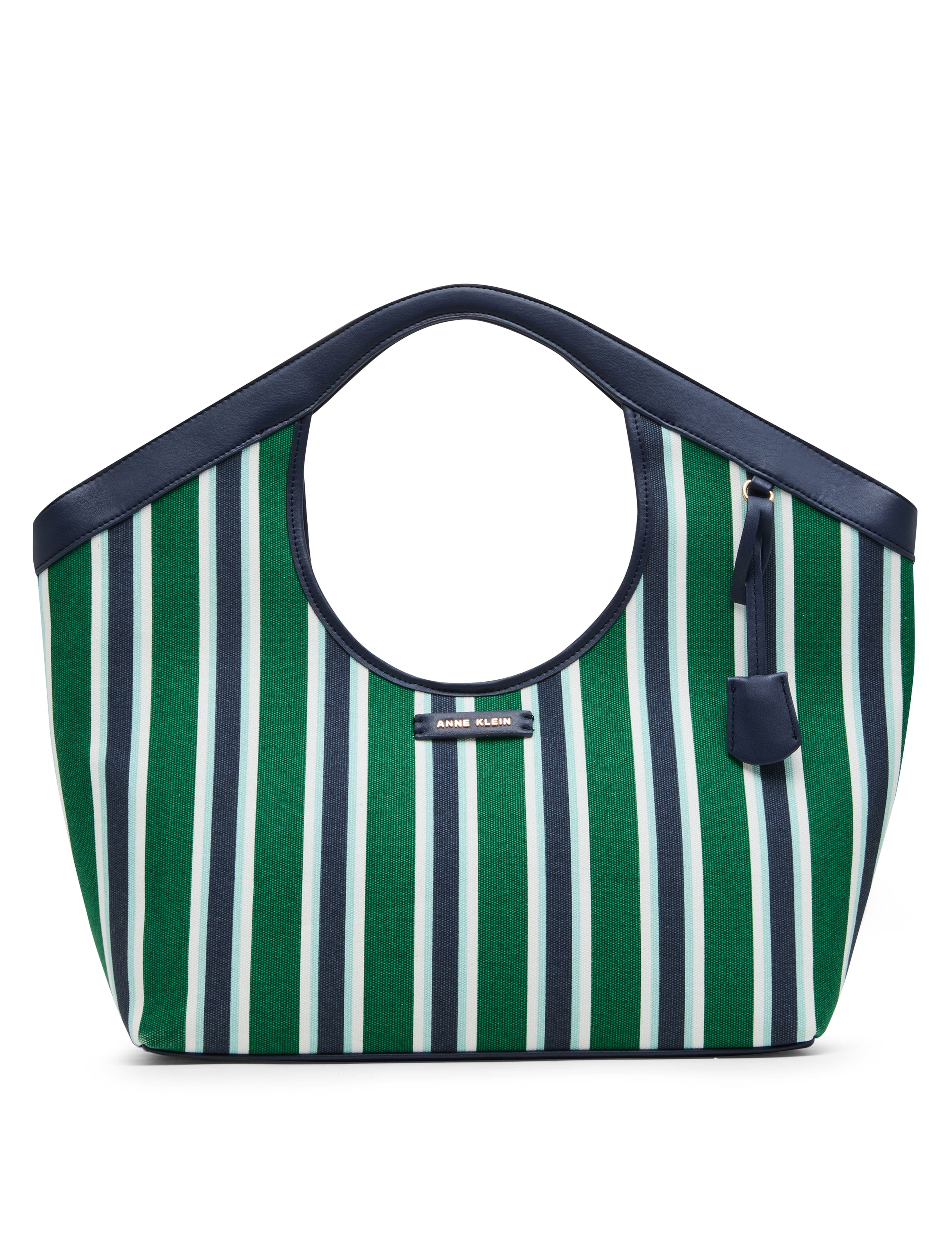 Large Printed Tote with Detachable Strap - Anne Klein