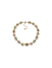 Nk 16In Multifacated Stone Clr-Gld/Grn/Pnk Multi - Anne Klein