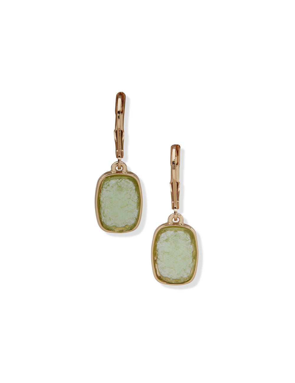Pe Cushion Stone Drop-Gld/Grn - Anne Klein
