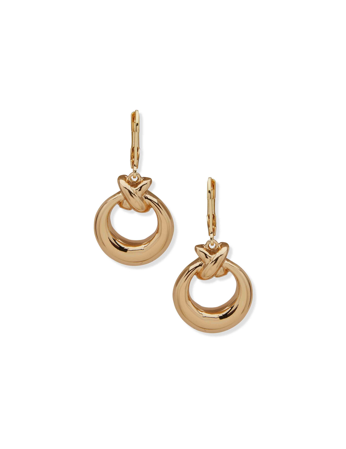 Pe Open Circle Drop-Gld - Anne Klein