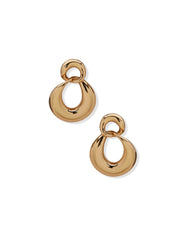 Pe Puffy Twisted Link Drop-Gld - Anne Klein