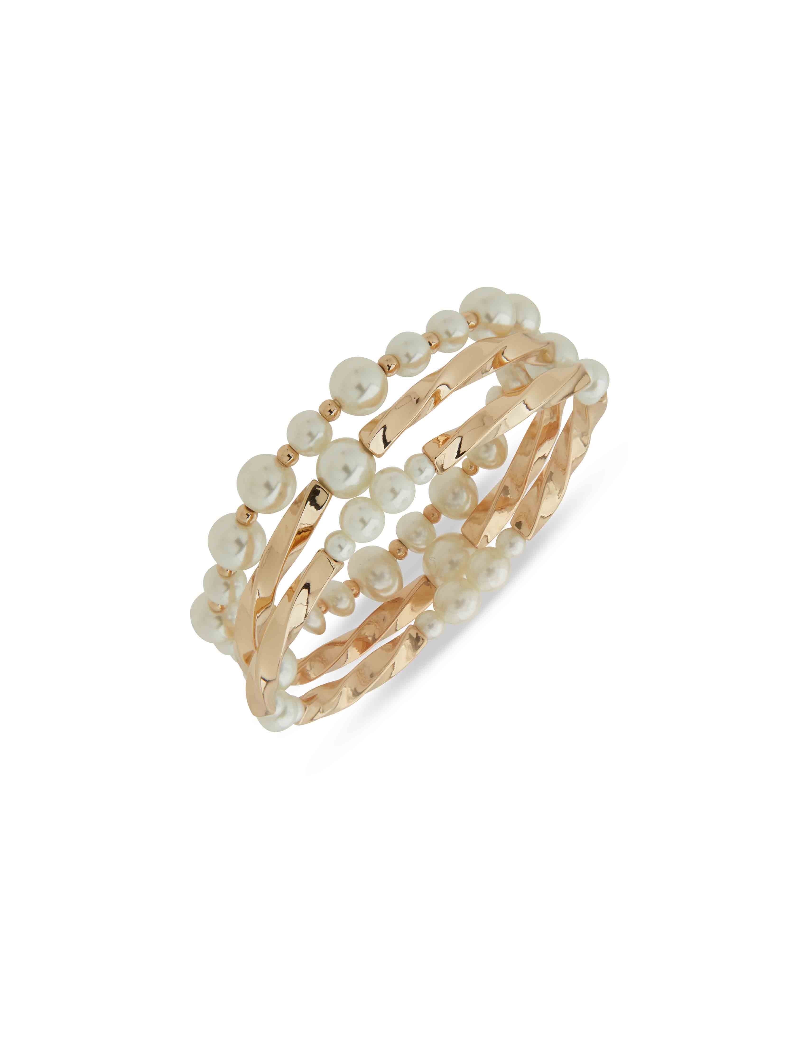 3-Pc Twisted Rope Bracelet Set - Anne Klein