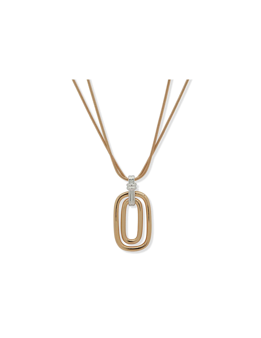 Snake Chain Pendant - Anne Klein