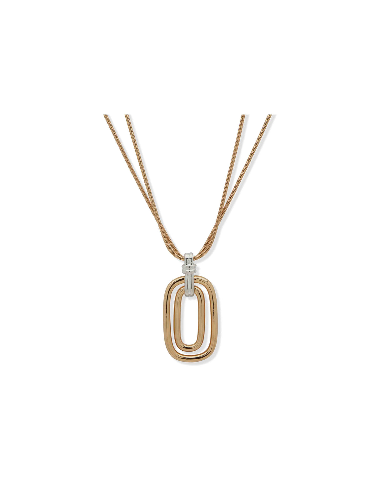 Snake Chain Pendant - Anne Klein