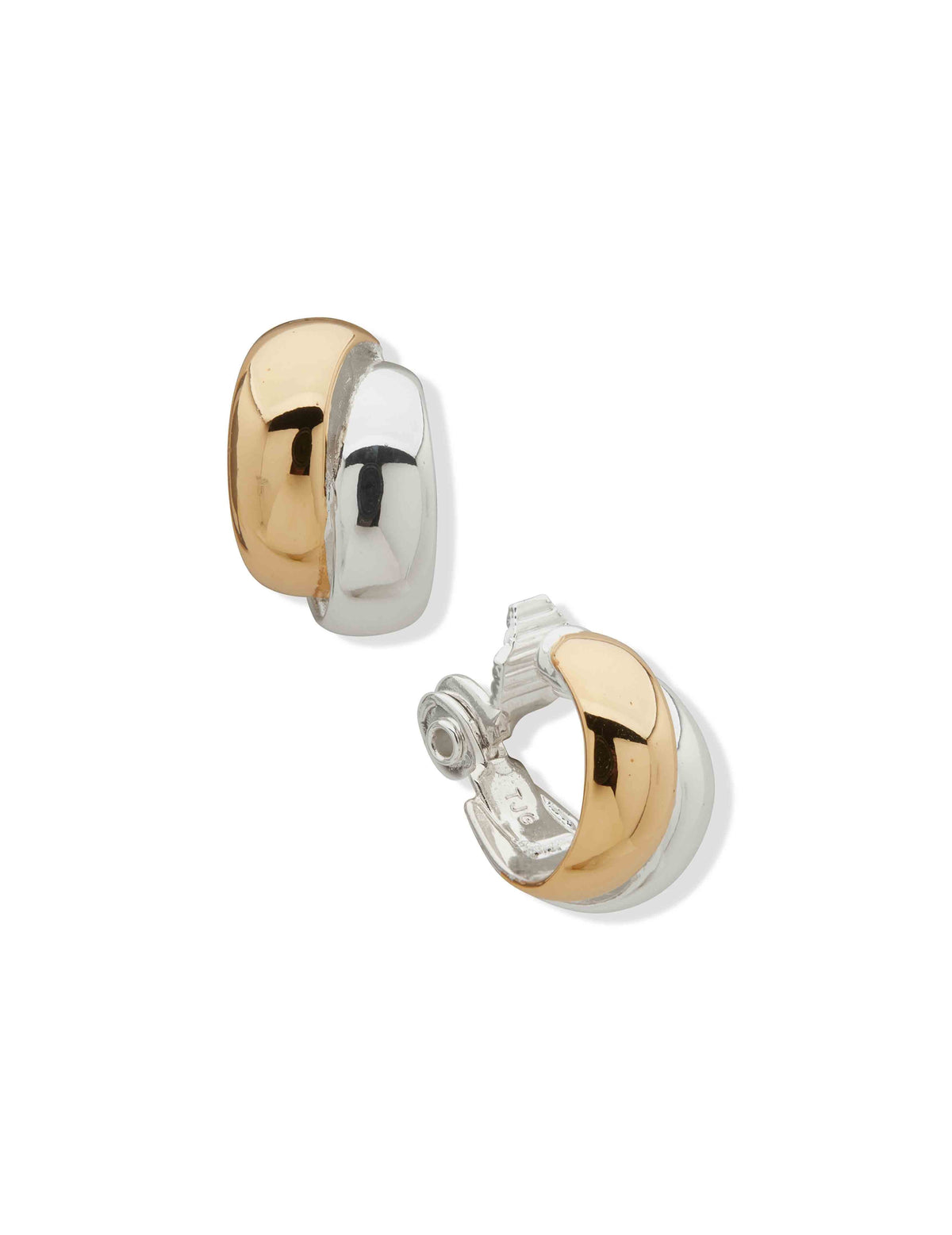 Double Row Button Earring - Anne Klein