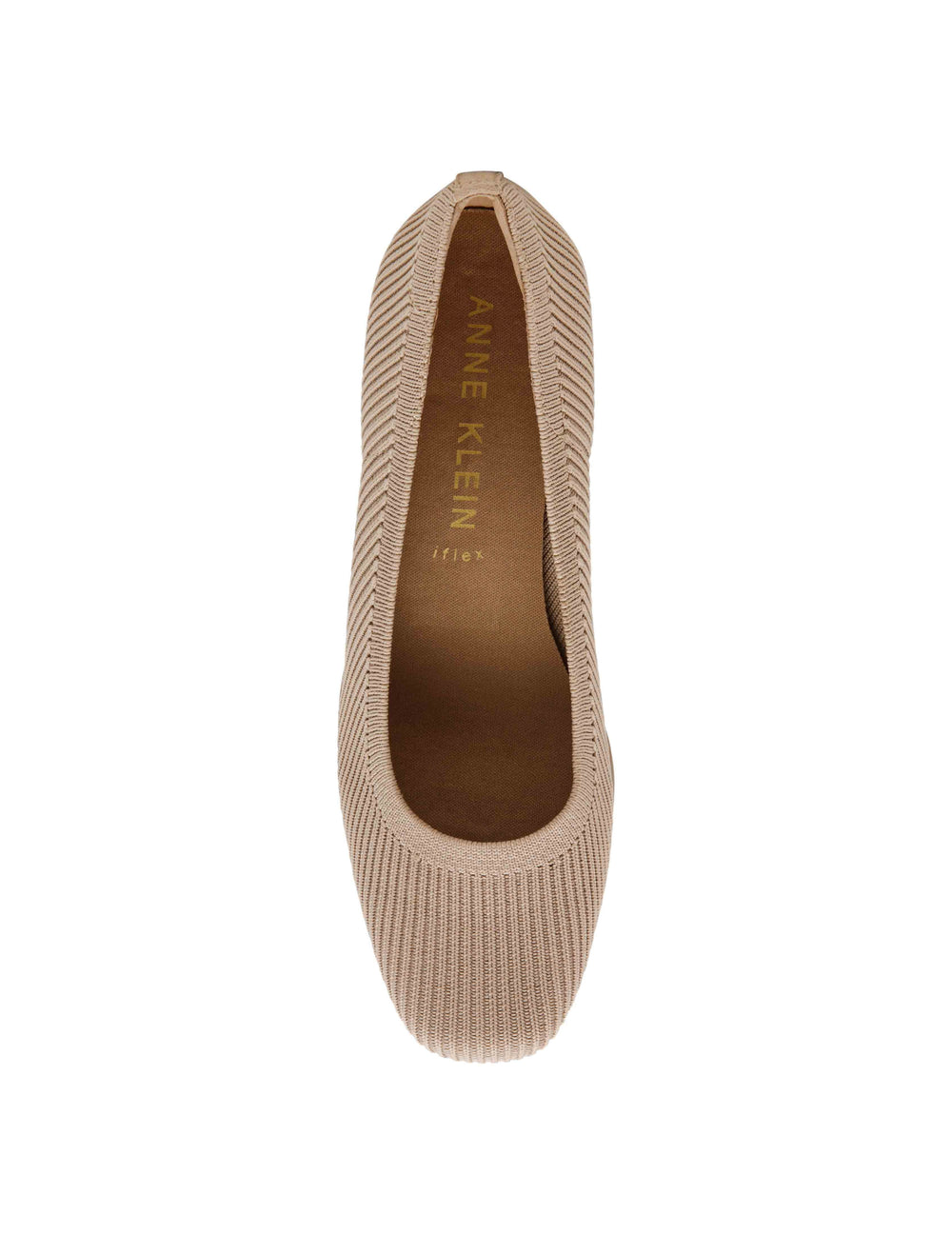 Wisher Wedge - Anne Klein Tan Knit