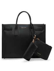 3 Piece Work Tote with Pouch Set - Anne Klein