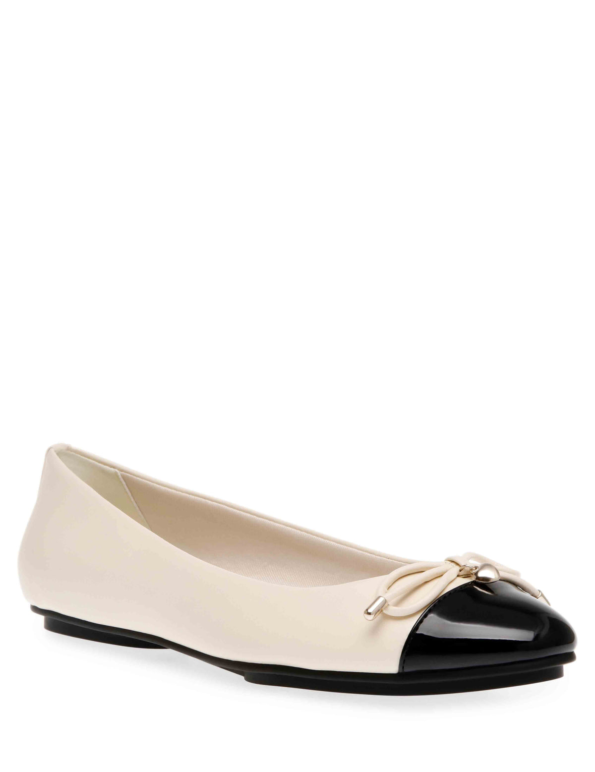 Anne Klein Luci Flat - Anne Klein Off-White / Black