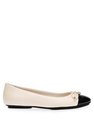 Anne Klein Luci Flat - Anne Klein Off-White / Black