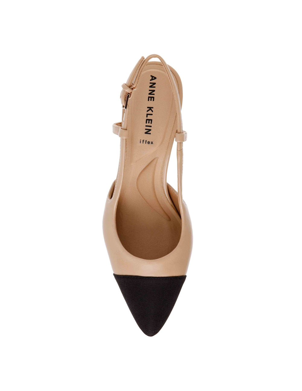 Brinlee Sling Back Pump - Anne Klein Nude/Black