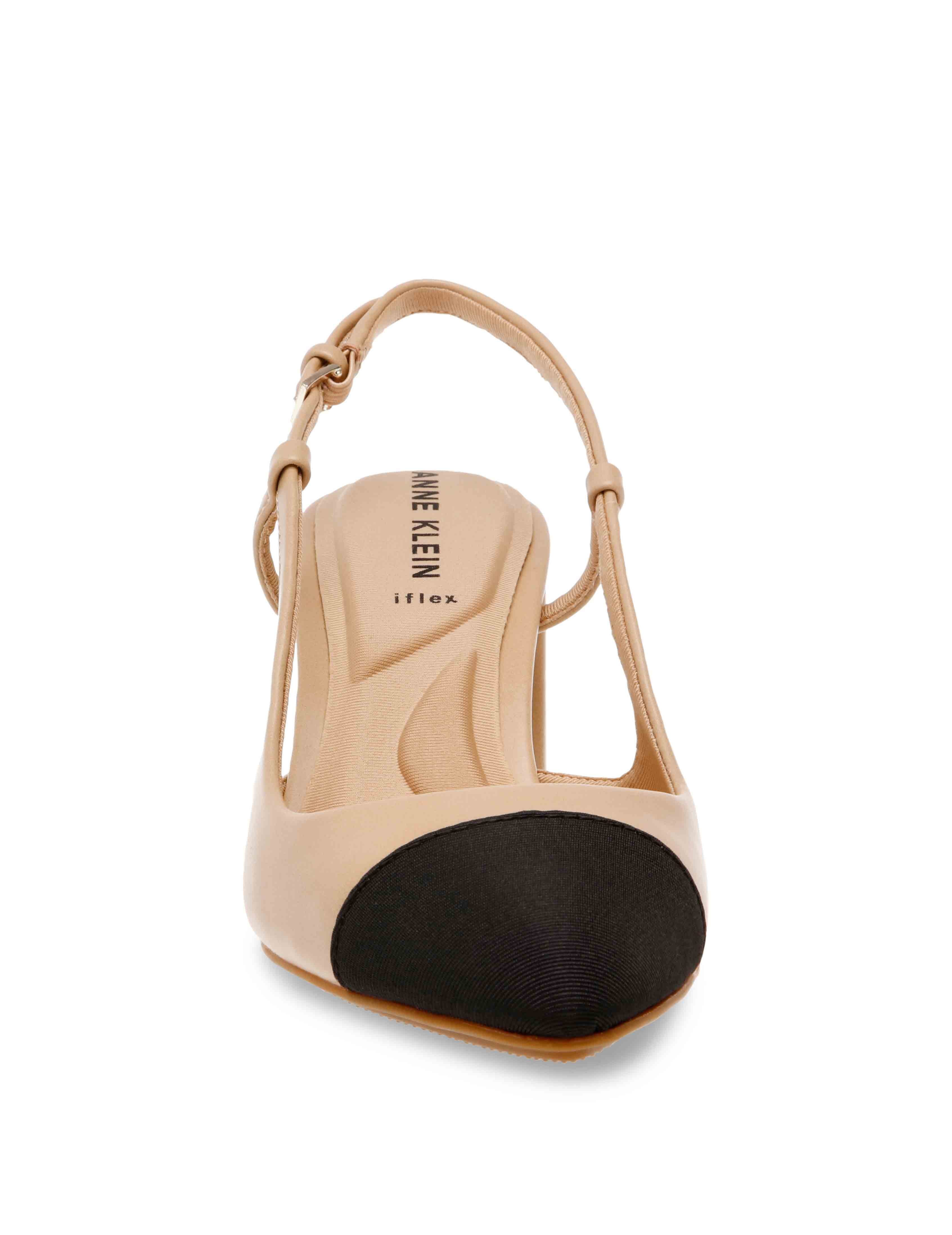 Brinlee Sling Back Pump - Anne Klein Nude/Black