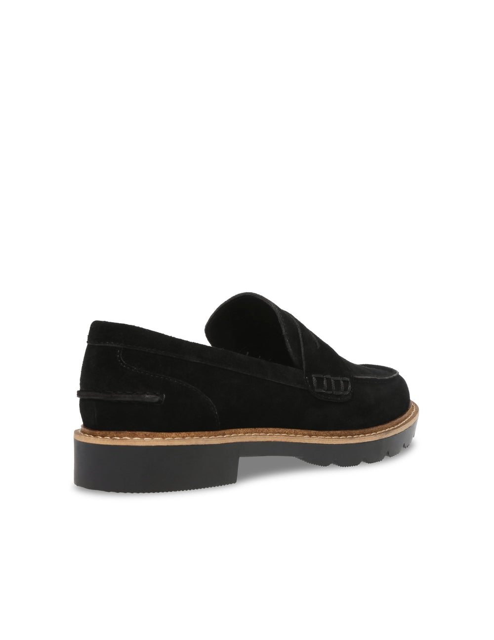 Emmylou Suede Loafers Black - Anne Klein Black