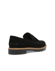 Emmylou Suede Loafers Black - Anne Klein Black