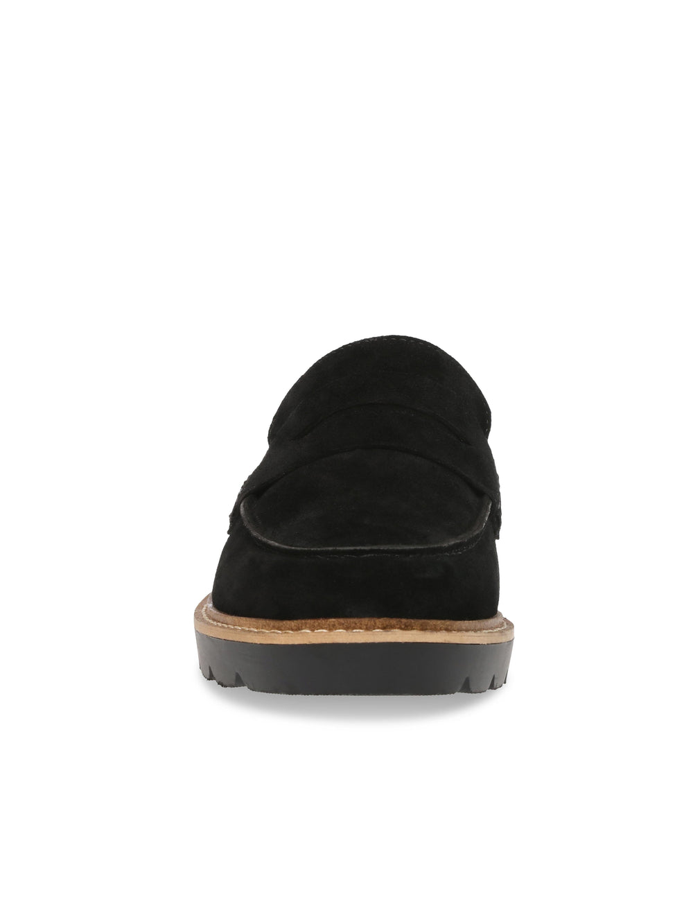 Emmylou Suede Loafers Black - Anne Klein Black