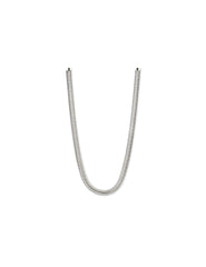 Herringbone Chain Necklace - Anne Klein Silver-Tone