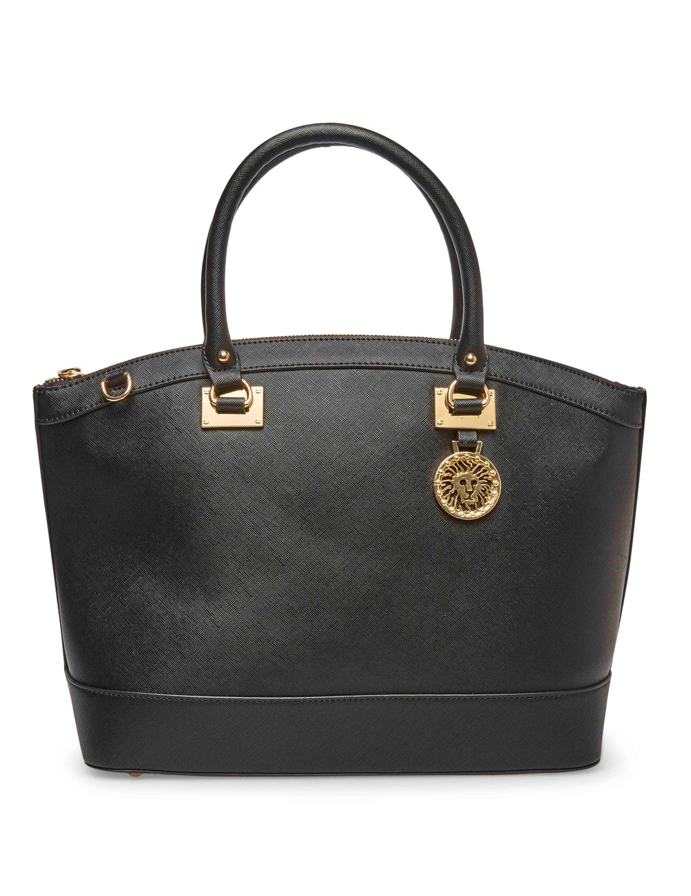 Anne Klein Large Dome Crossbody Satchel - Anne Klein Black