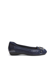 Umeko Flats Navy - Anne Klein Dark Navy Multi Fabric