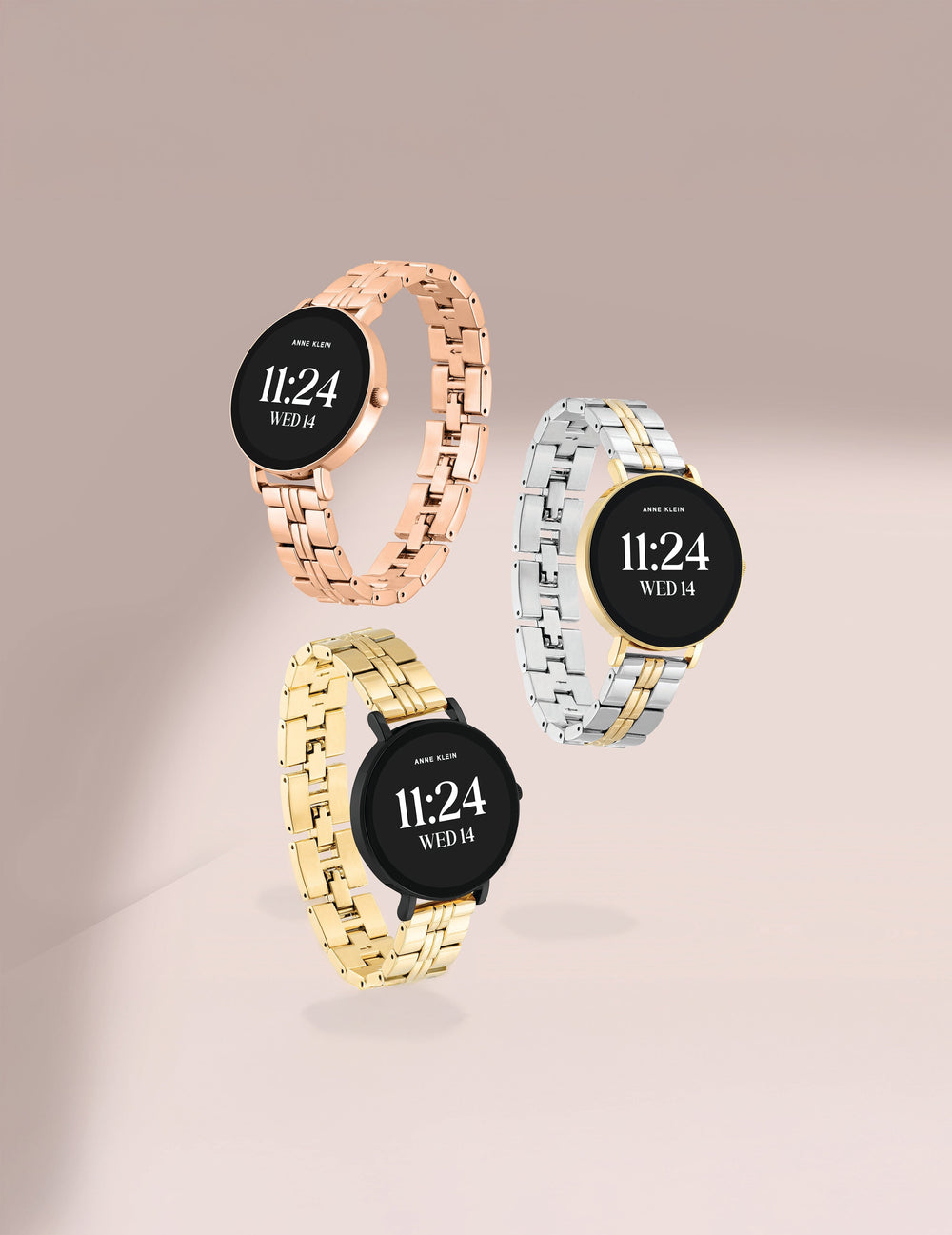 Connect It Prism Smartwatch Set - Anne Klein Rose-Tone/Pink