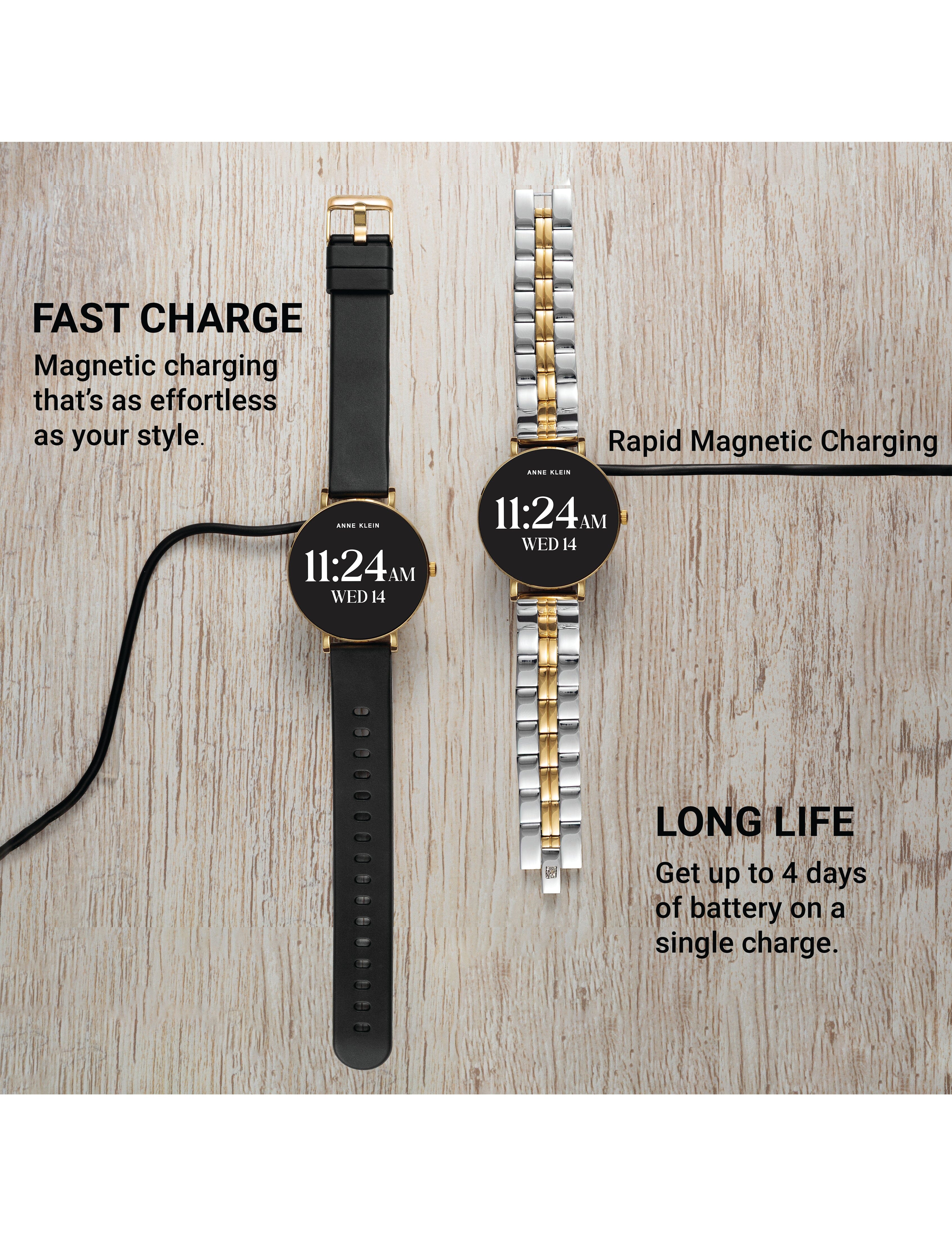 Connect It Prism Smartwatch Set - Anne Klein Rose-Tone/Pink