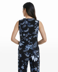 Sleeveless Wrap Top - Anne Klein ANNE BLACK MULTI