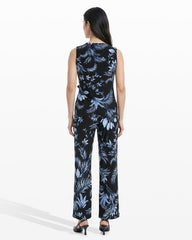 Sleeveless Wrap Top - Anne Klein ANNE BLACK MULTI