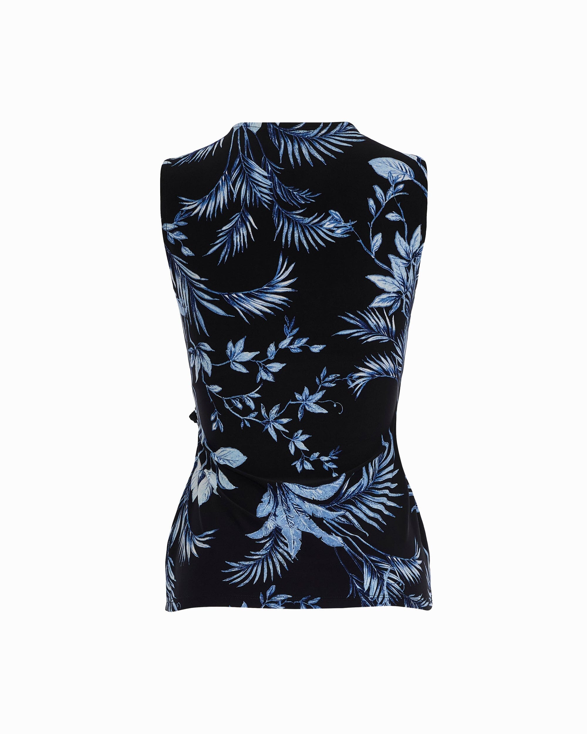 Sleeveless Wrap Top - Anne Klein ANNE BLACK MULTI