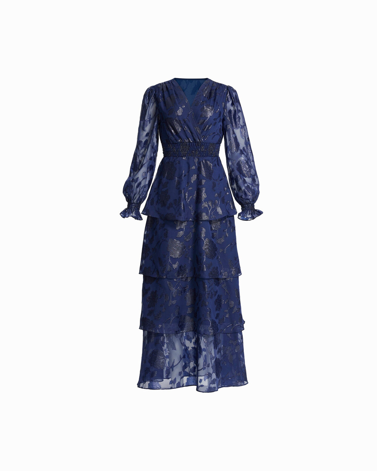 Bell Cuff Maxi Dress - Anne Klein Distant Mountain